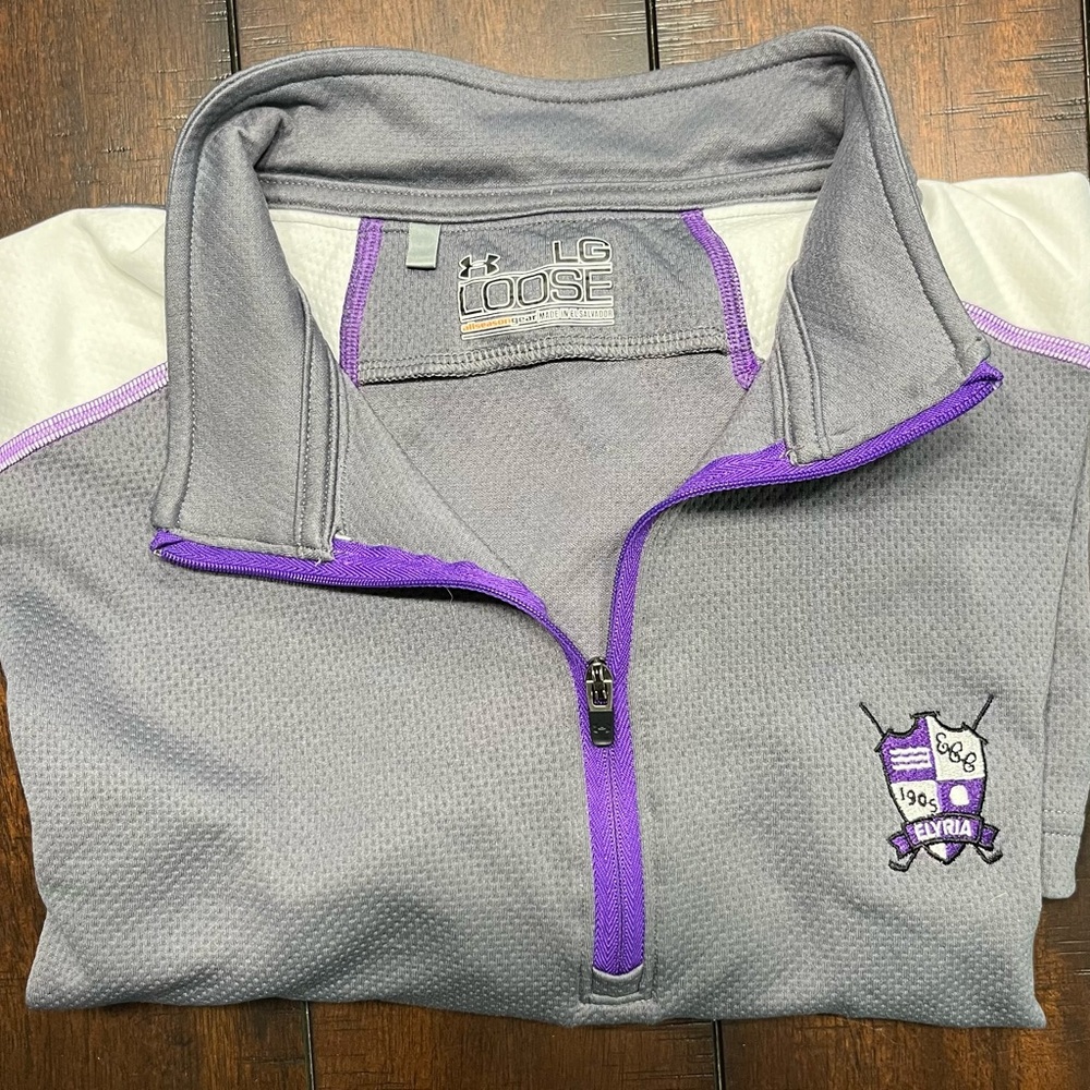 Under Armour Gray Golf Quarter Zip Pullover